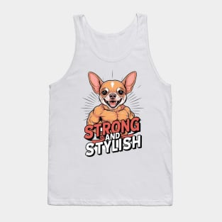 Strong and stylish chihuahua Tank Top